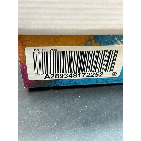 Clarks Cloudsteppers Womens Sandals 9.5W Red Elastic Straps - Picture 5 of 9